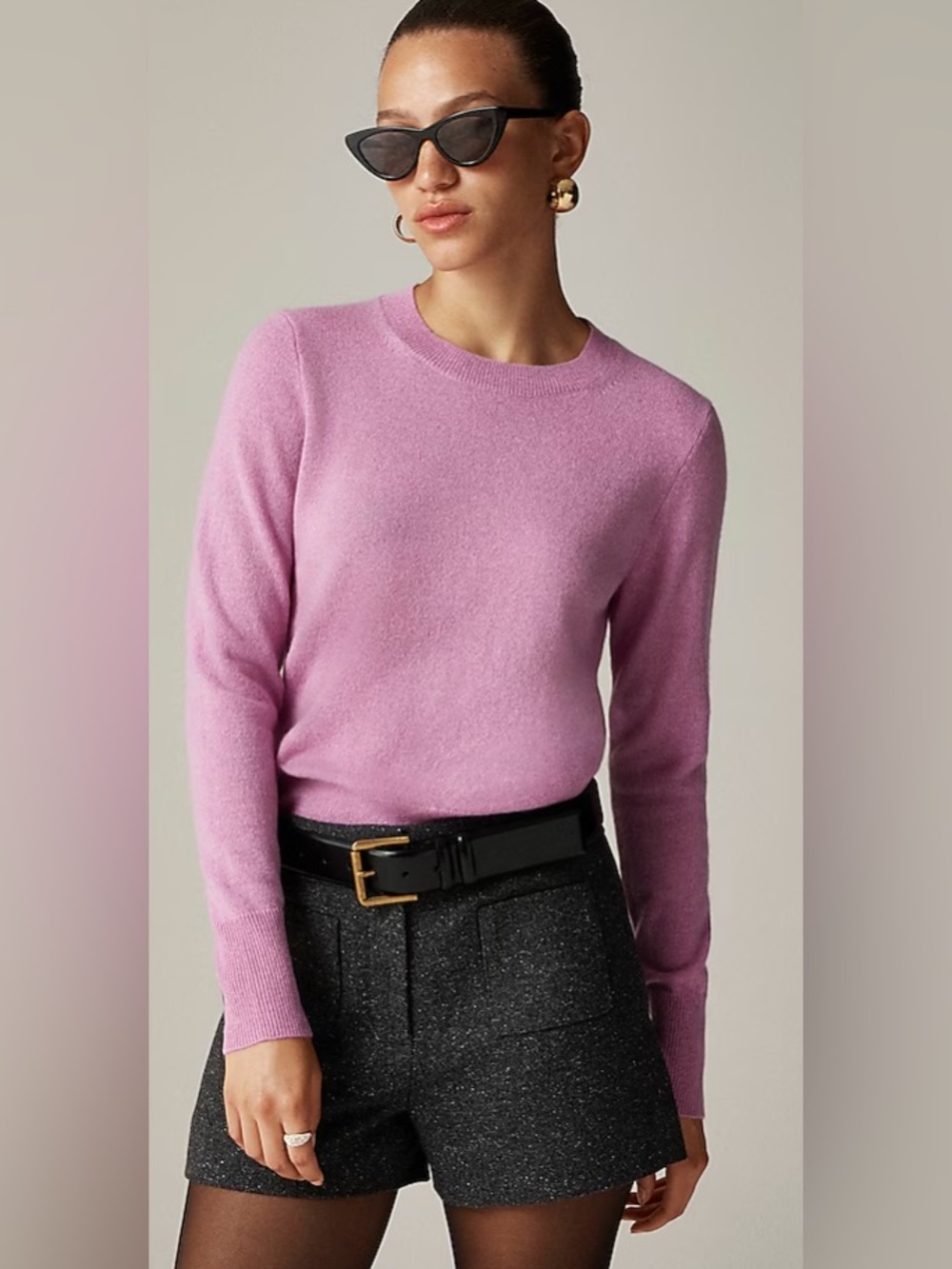 J. Crew Cashmere Classic Fit Crewneck Sweater